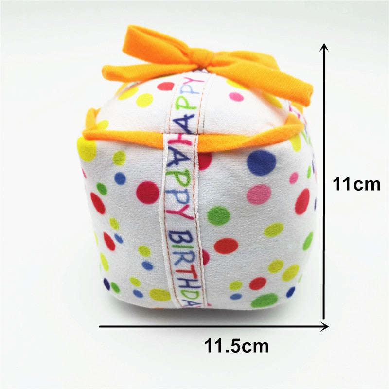 Dog Birthday Cake Plush Toys