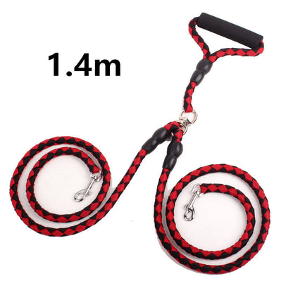 Doppelleine für 2 Double-Ended Rope For Walking Dog