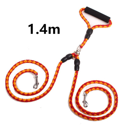 Doppelleine für 2 Double-Ended Rope For Walking Dog