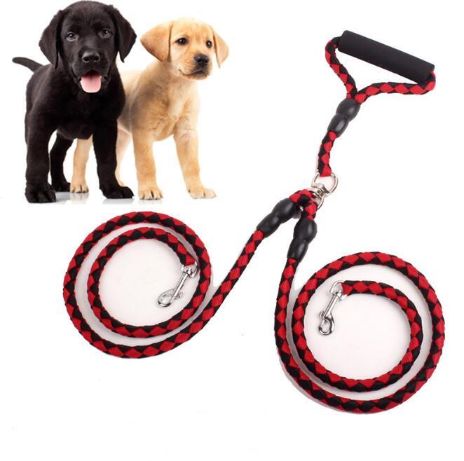 Doppelleine für 2 Double-Ended Rope For Walking Dog