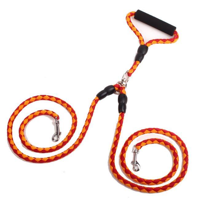 Doppelleine für 2 Double-Ended Rope For Walking Dog