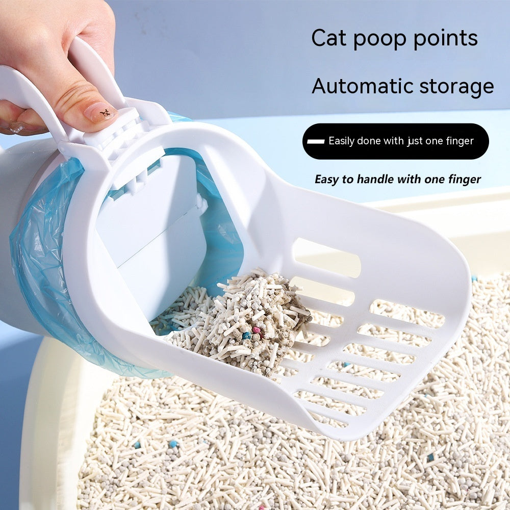 Katzentoilette Schaufel Cat Litter Box Shovel with refill bags