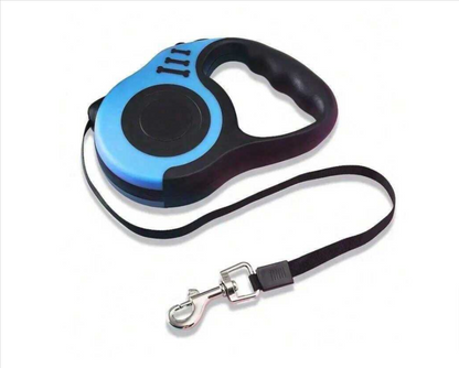 Pet Retractable Leash, Bone Print Dog Walking Rope Lead Chain Strap